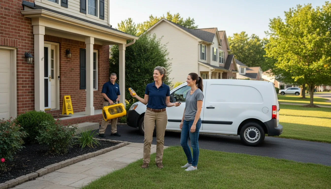 Residential water damage restoration in Willow Springs, MO